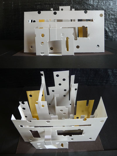 Denise - sculpture with holes