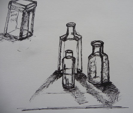 ink drawing by Dianne