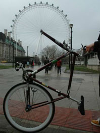 forced perspective - bike