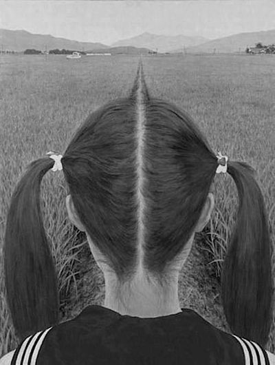 forced perspective - hair field