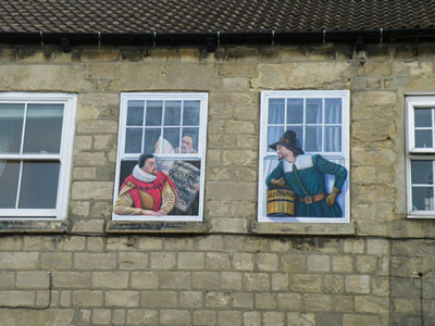 A trompe l'oeil in knaresborough