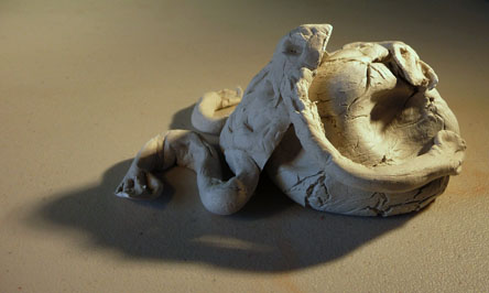 Tracy - Frog with stone